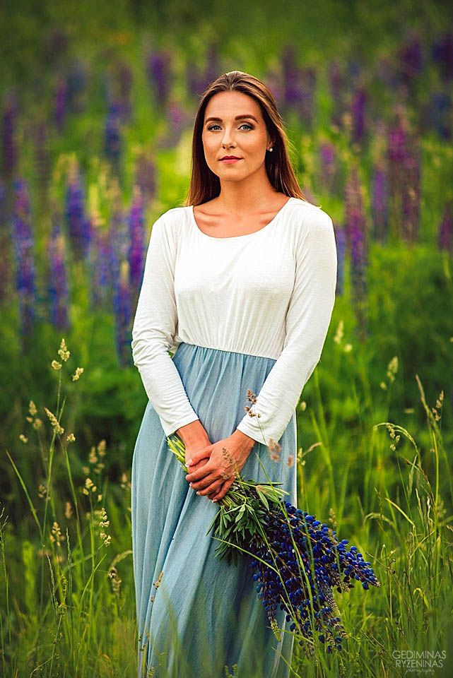 Fotosesija lubinuose